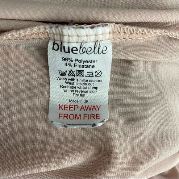 Bluebelle Maternity Vneck Long Sleeve Ruffle Dress - Picture 6 of 6